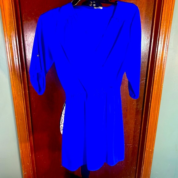 Women electric blue dress - Picture 1 of 5